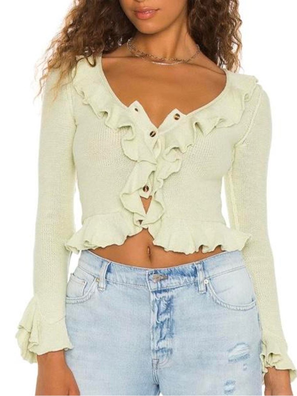 LPA Ruffle Cardigan - Picture 4 of 5